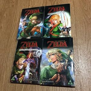 The Legend of Zelda: Twilight Princess Manga Collection lot of books 4-7